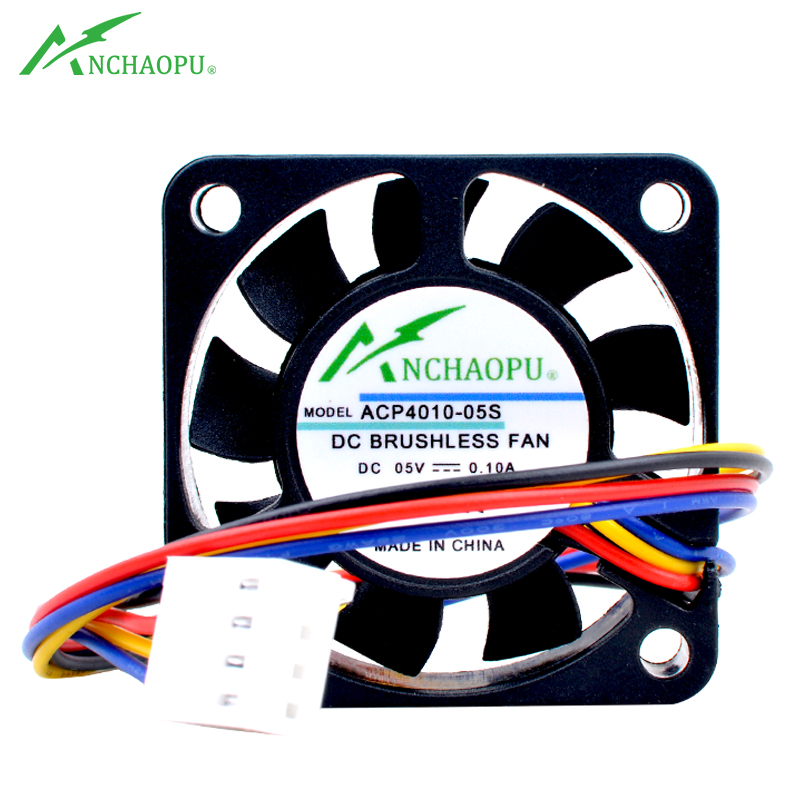Pi 4 Case - ANCHAOPU 4cm 40mm ventilador 40x40x10mm DC5V