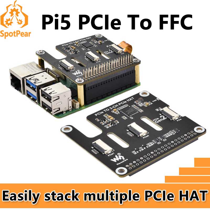 Pi Cooler - Raspberry Pi 5 PCIe a 2