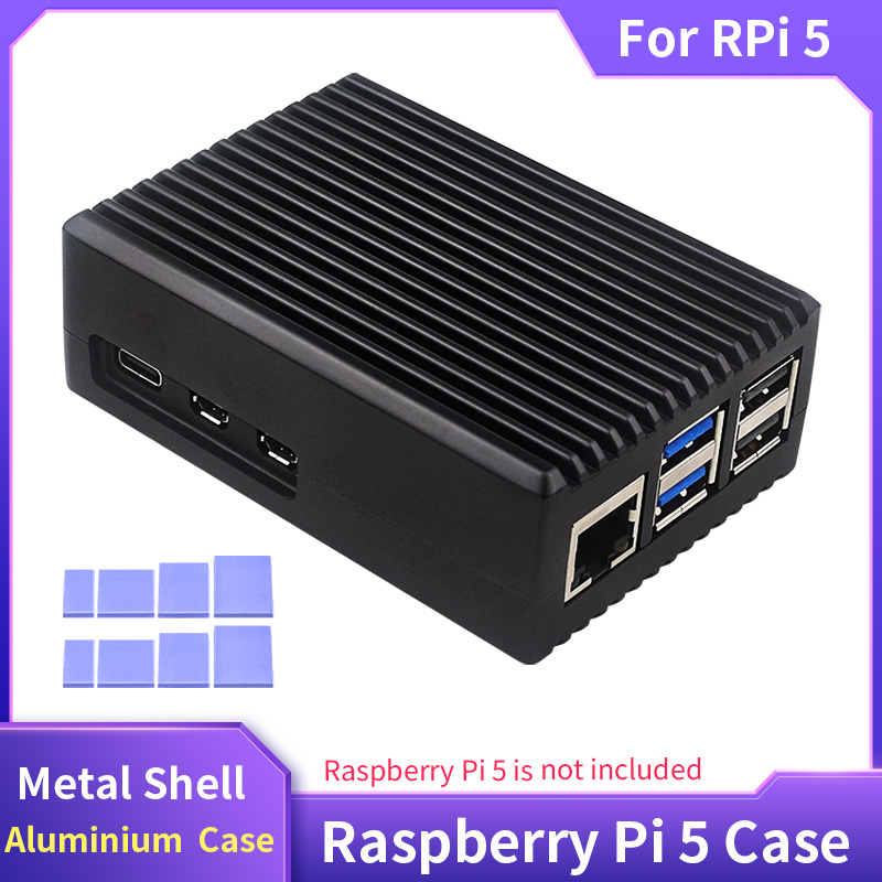 Pi 5 Case - Raspberry Pi 5 carcasa de Metal