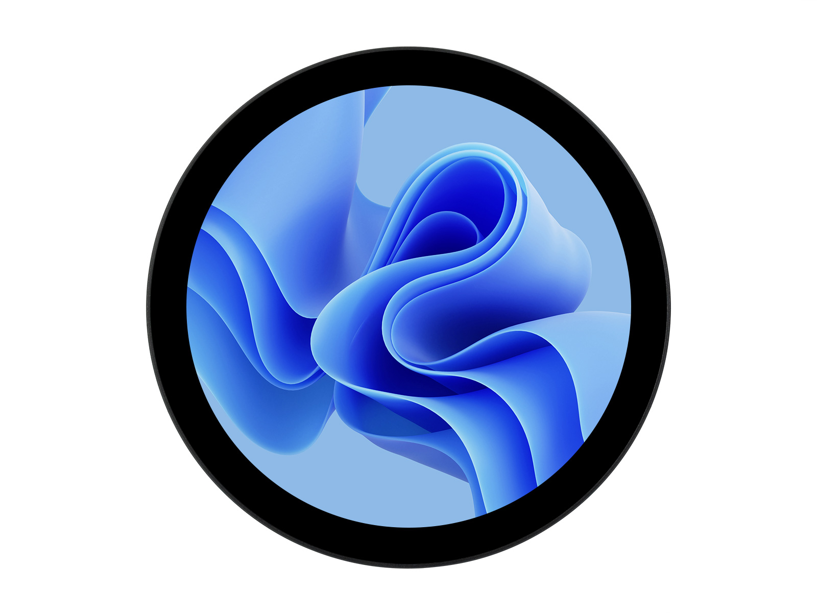 Pi Display - Pantalla táctil redonda HDMI Waveshare de