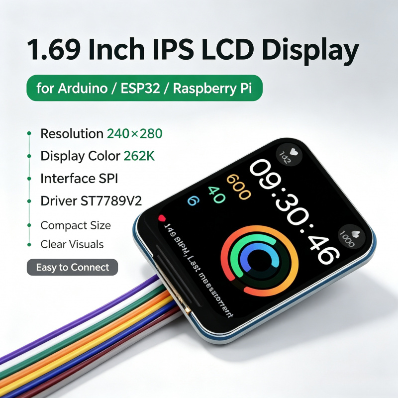 Pi Zero - Módulo LCD IPS de 1,69 pulgadas,