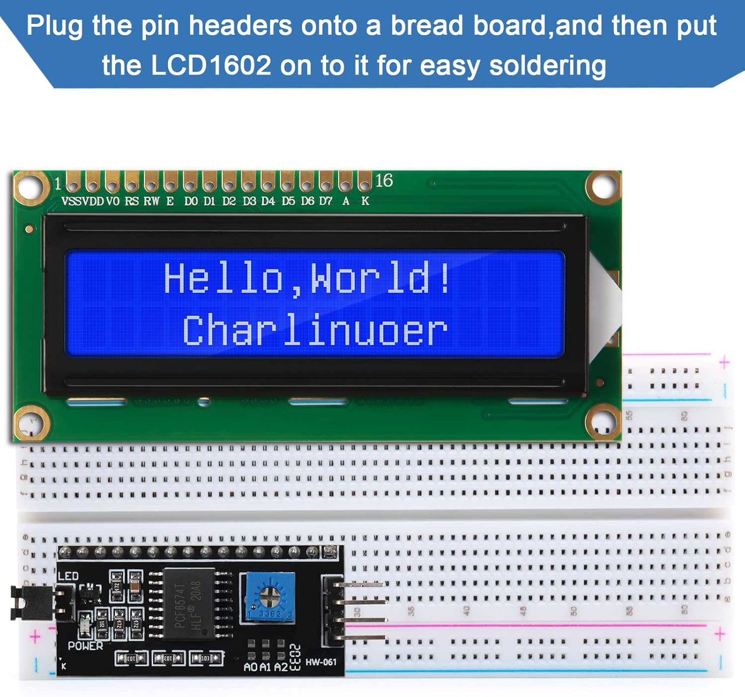 Pi Display - 1 Set de Módulo LCD 1602