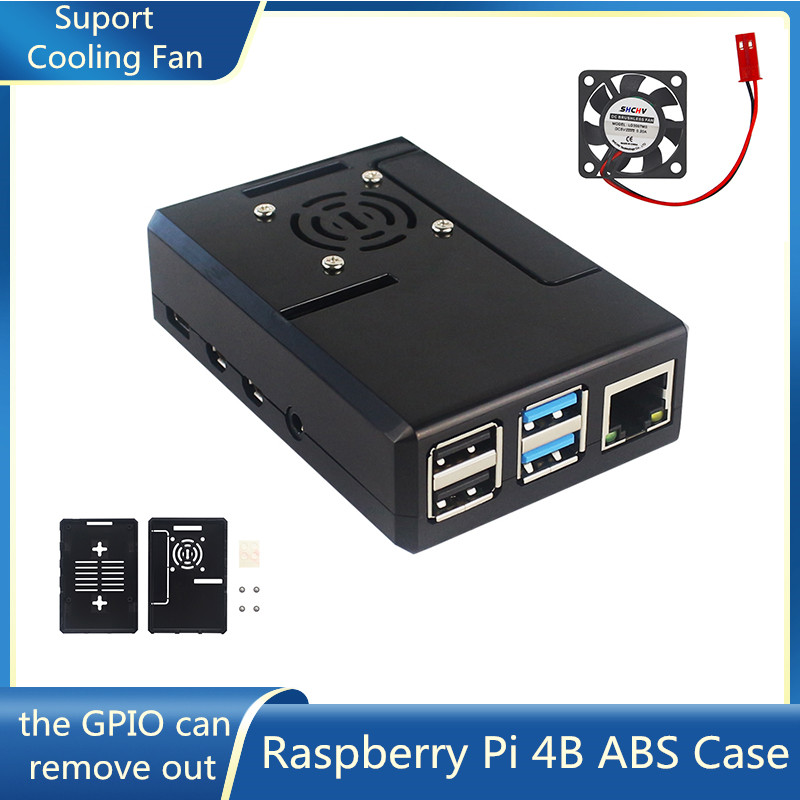Pi Power Supply - Carcasa de ABS para Raspberry Pi,