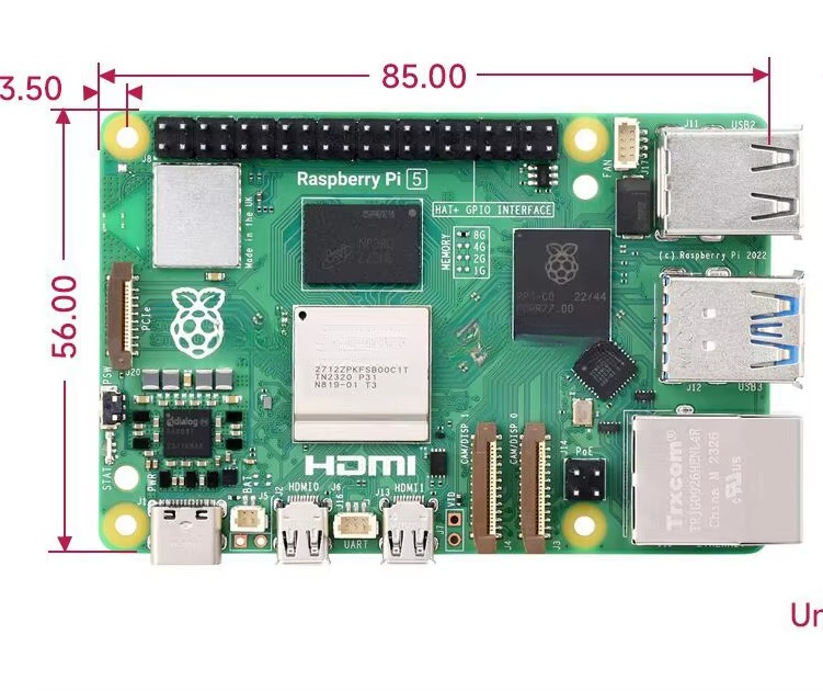 Raspberry Pi 5 - Raspberry Pi 5 con Procesador Broadcom