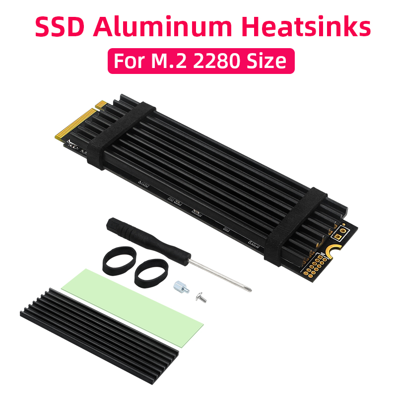Pi Cooler - Disipador de calor M.2 SSD, radiador