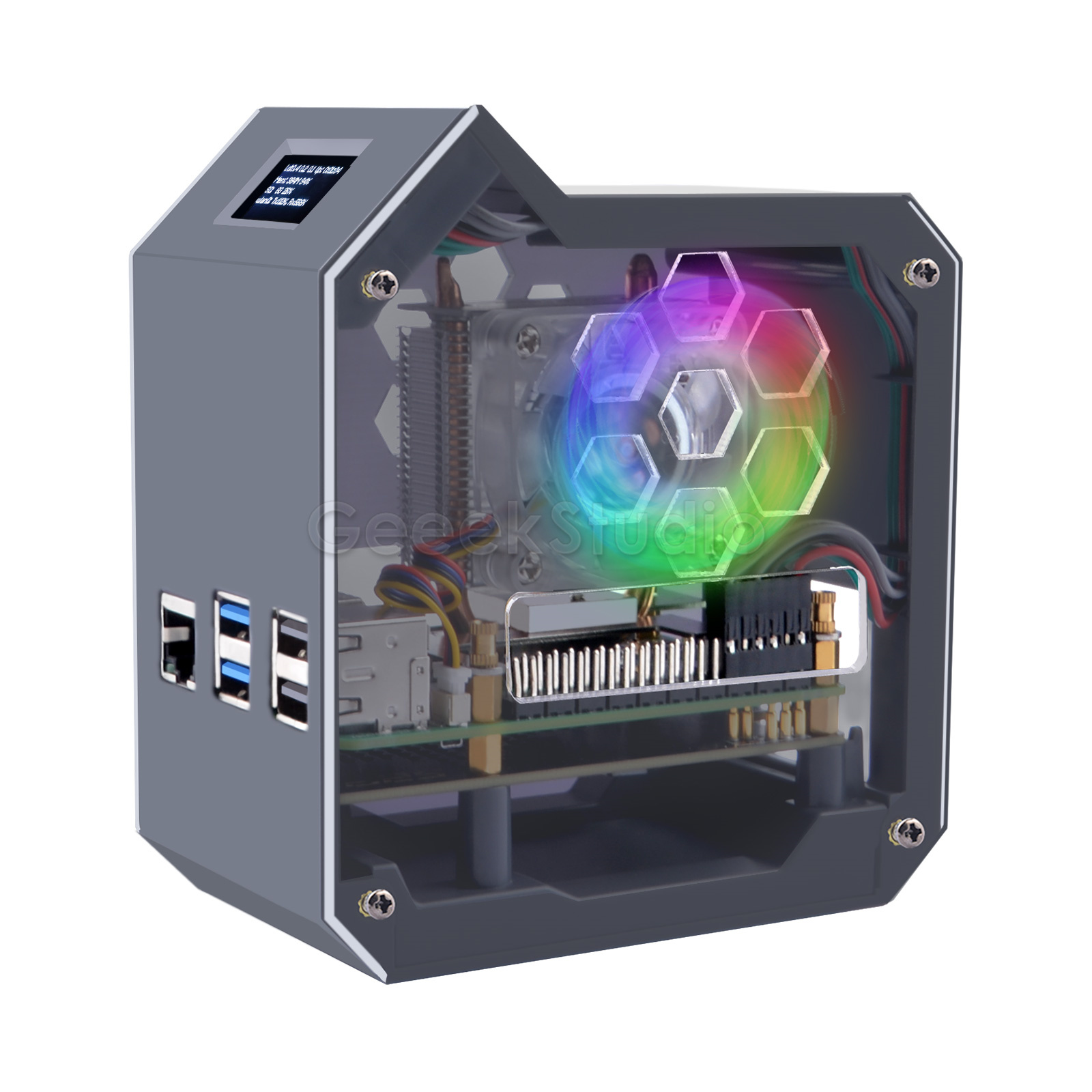 Pi 5 Case - Kit NVMe NAS para Raspberry Pi