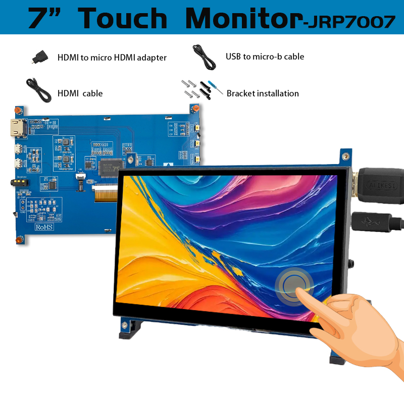 Monitor IPS de 7 Pulgadas Comp - Raspberry Pi 4 reseña y precio