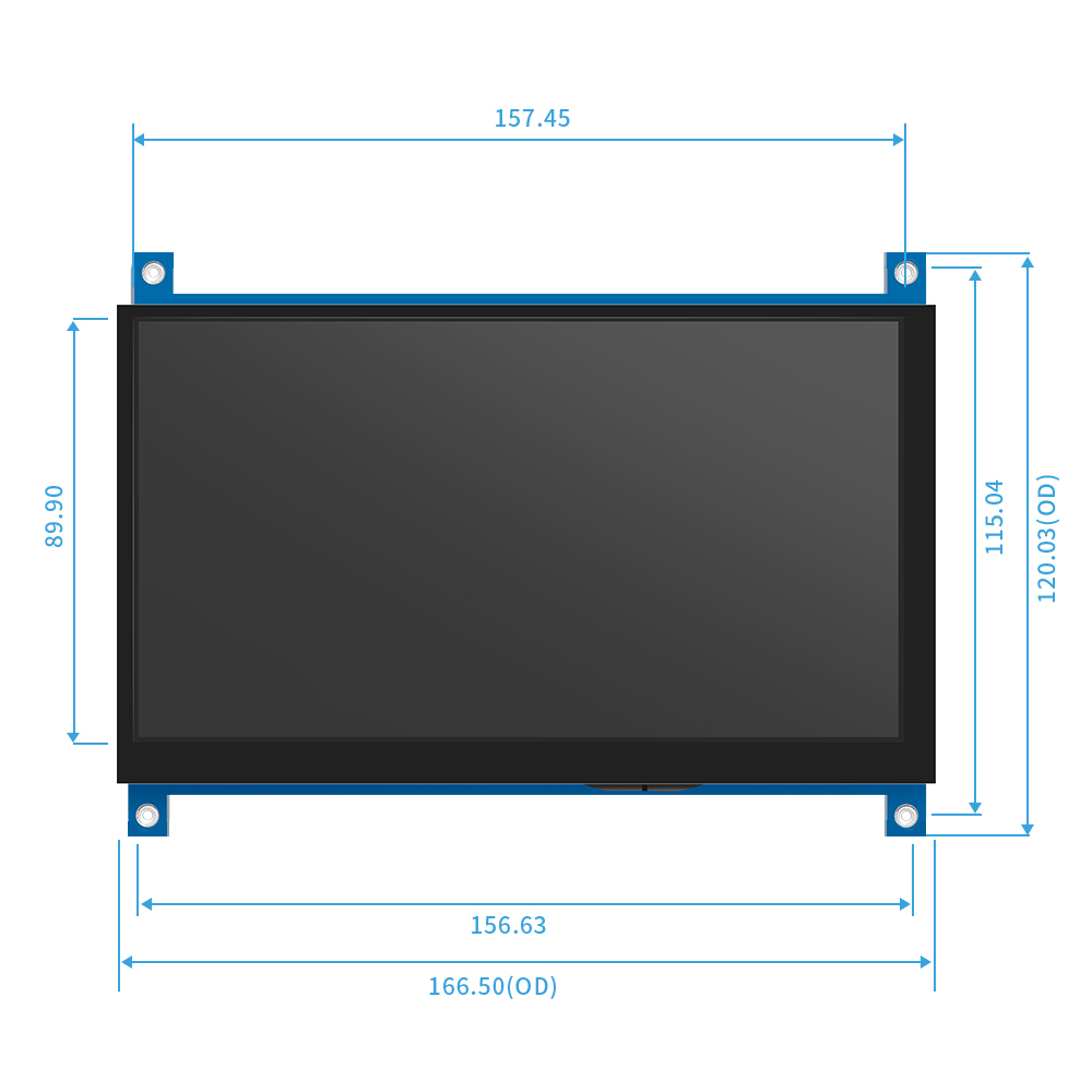 Monitor IPS de 7 Pulgadas Comp - Raspberry Pi 4 reseña y precio
