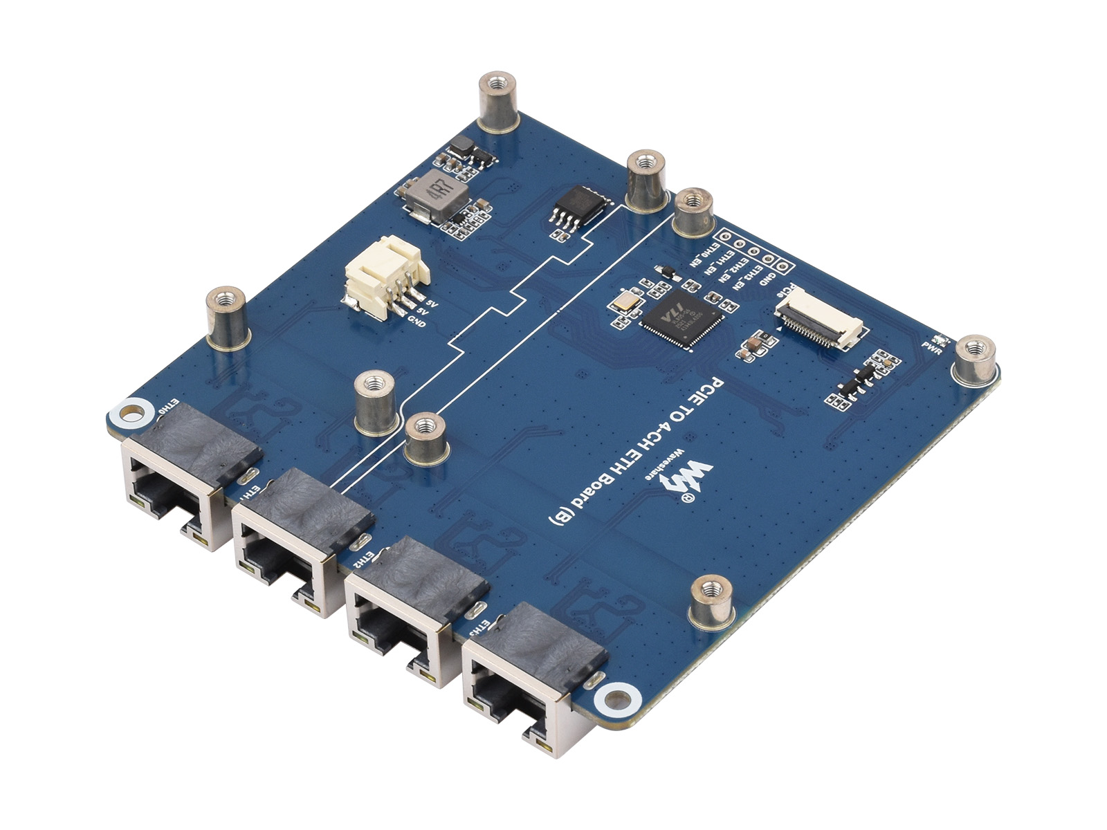 Placa Waveshare PCIe a Gigabit - Raspberry Pi 4 reseña y precio