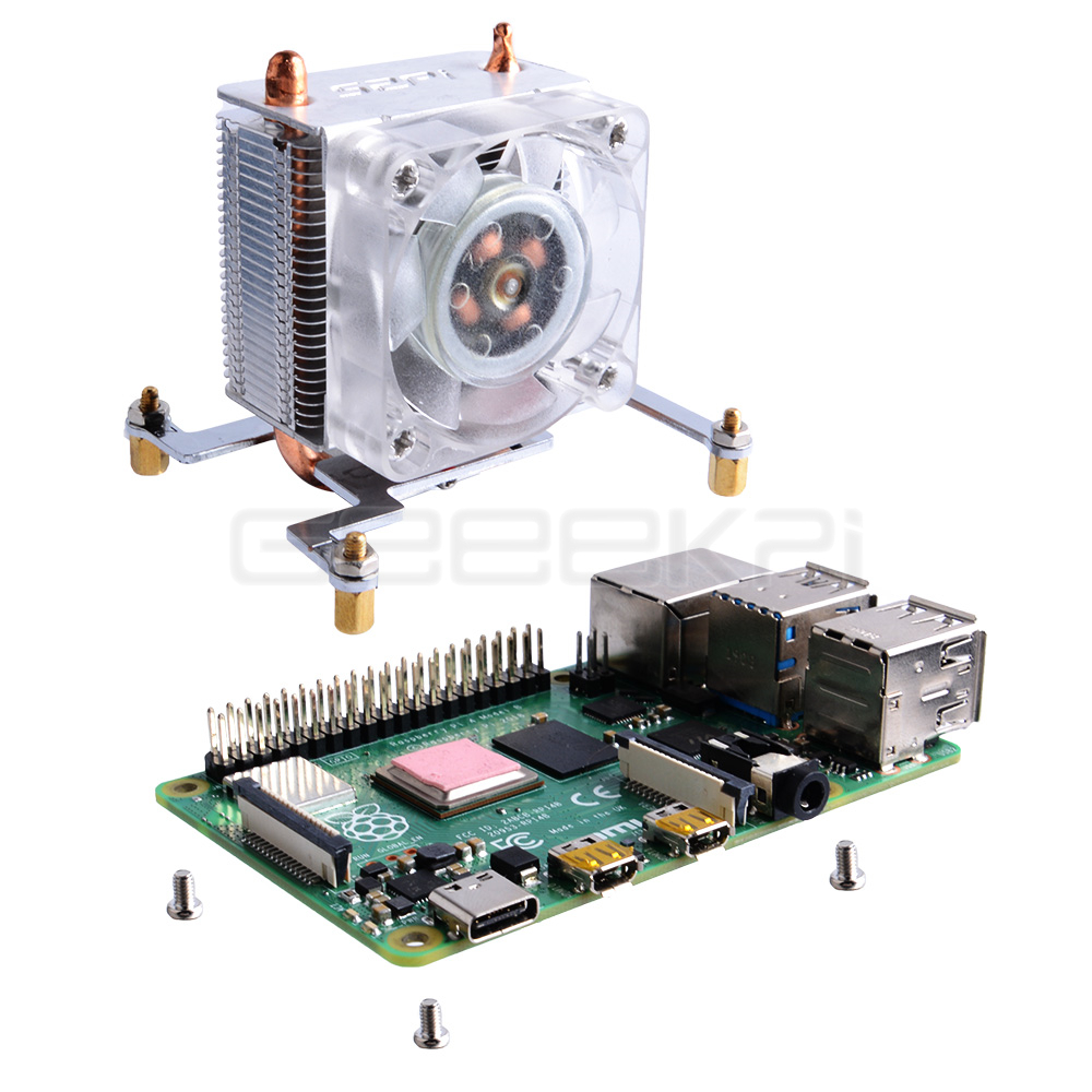 GeeekPi ventilador de refriger - Pi 5 Case reseña y precio