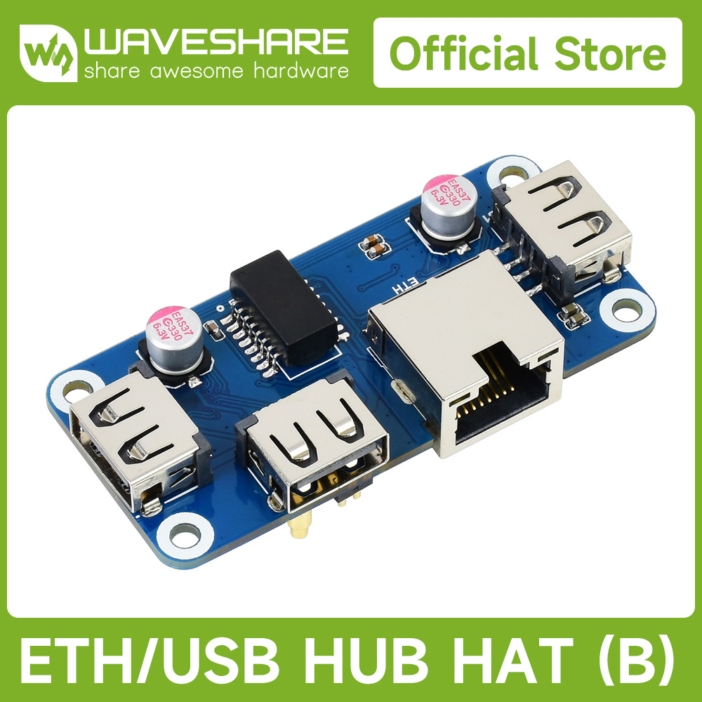 Waveshare USB HUB HAT (B) 4x p - Pi Zero reseña y precio