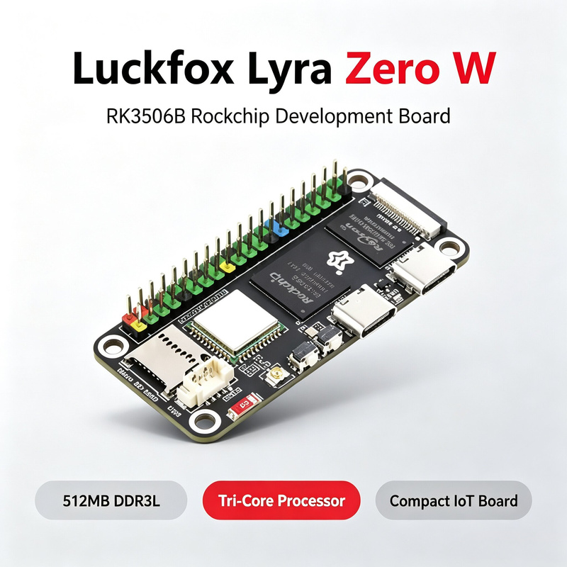 Placa Linux Luckfox Lyra Zero  - Pi Zero reseña y precio