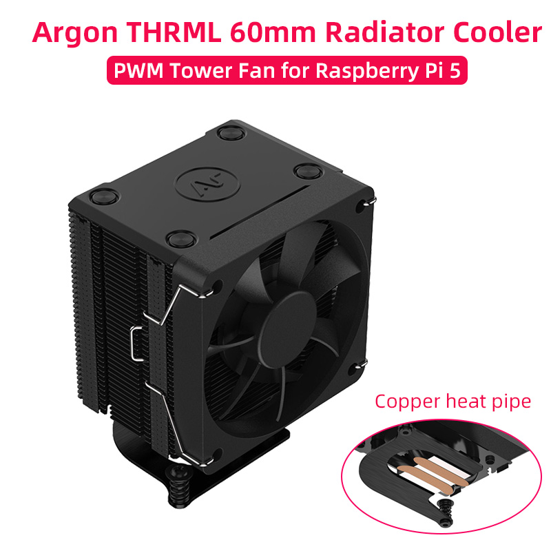 Raspberry Pi 5 Argon THRML 60m - Pi Cooler reseña y precio