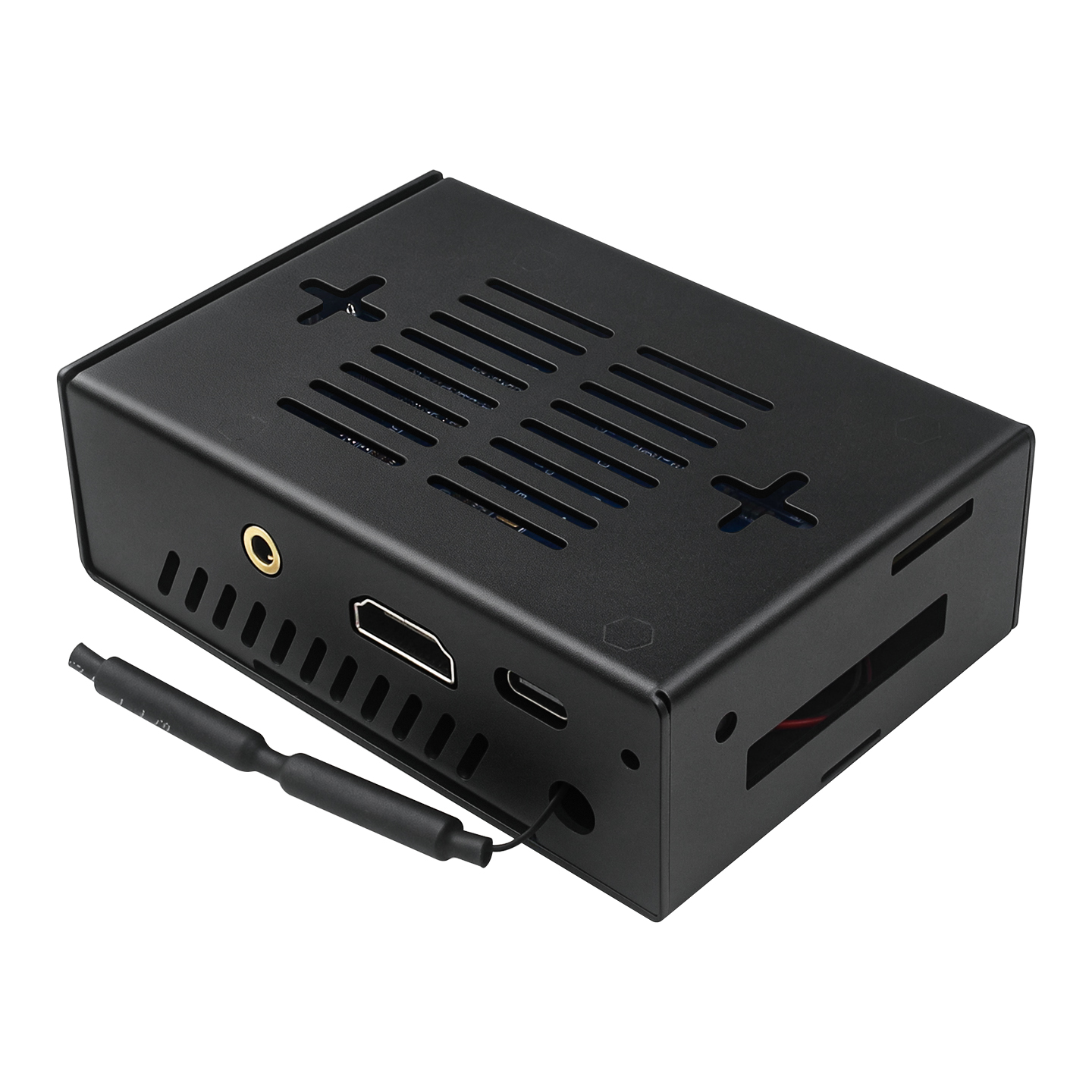 Caja Metálica Negra Protectora - Pi Power Supply reseña y precio