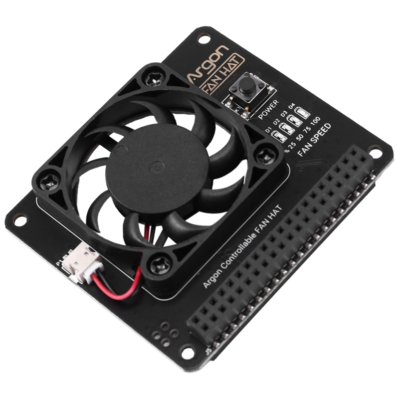Sombrero de ventilador de argó - Raspberry Pi 4 reseña y precio
