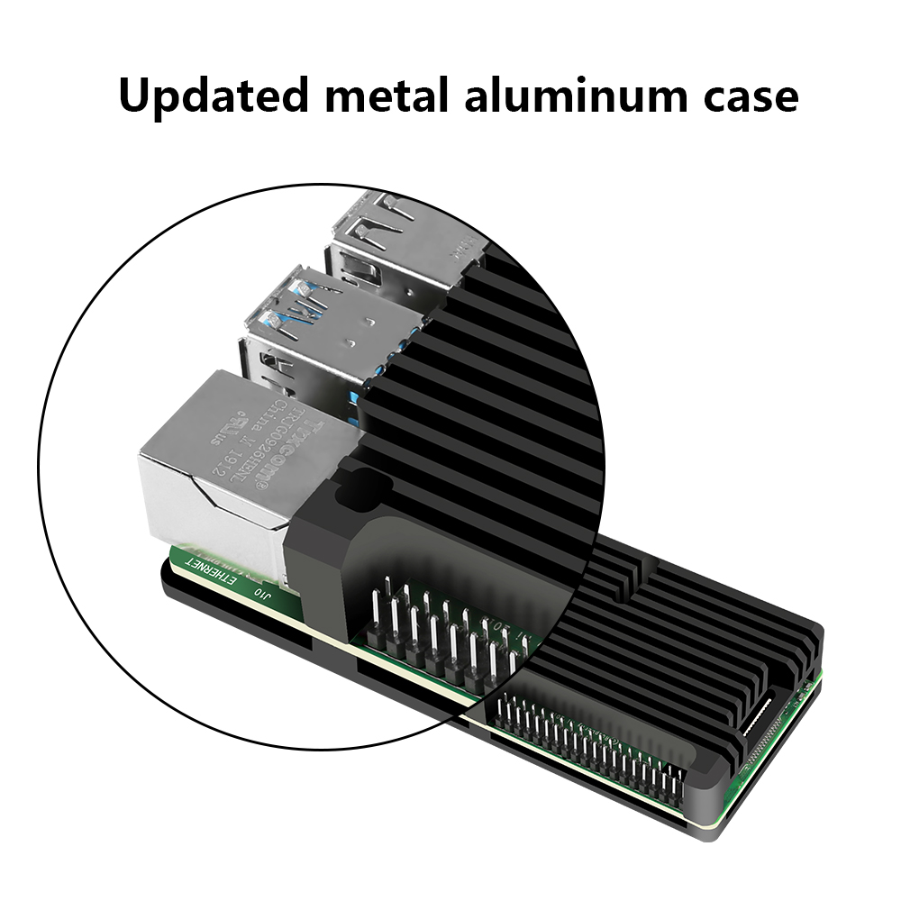 Caja de aluminio Armor para Ra - Pi 4 Case reseña y precio