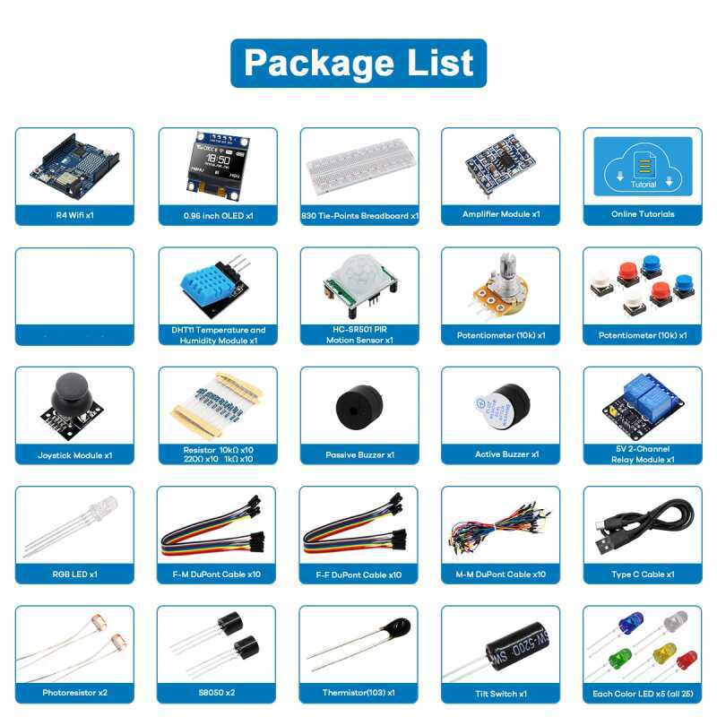 Kit de inicio para el desarrol - Arduino Kit reseña y precio
