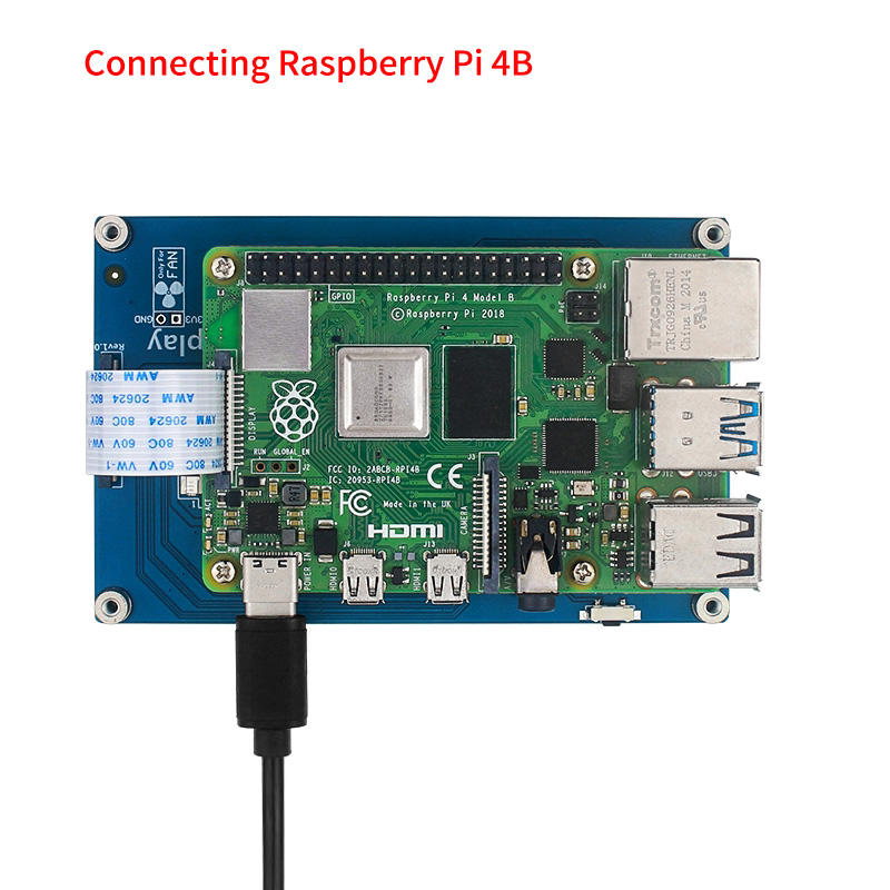 Pantalla táctil DSI de 4,3 pul - Pi 5 Case reseña y precio