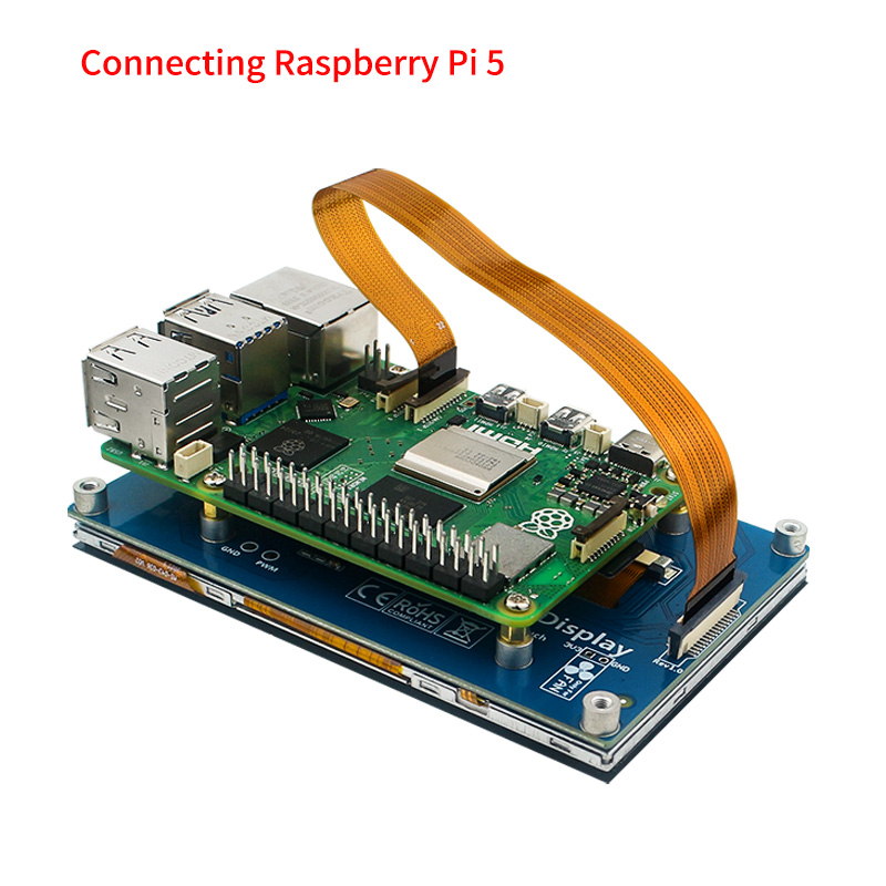 Pantalla táctil DSI de 4,3 pul - Pi 5 Case reseña y precio