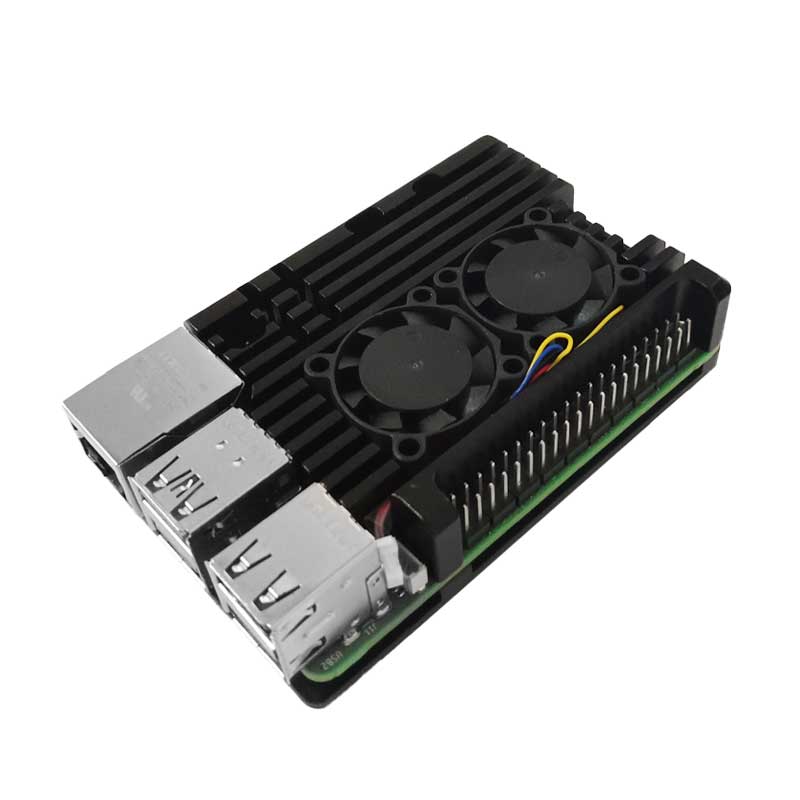 Caja metálica de aluminio Rasp - Pi 5 Case reseña y precio