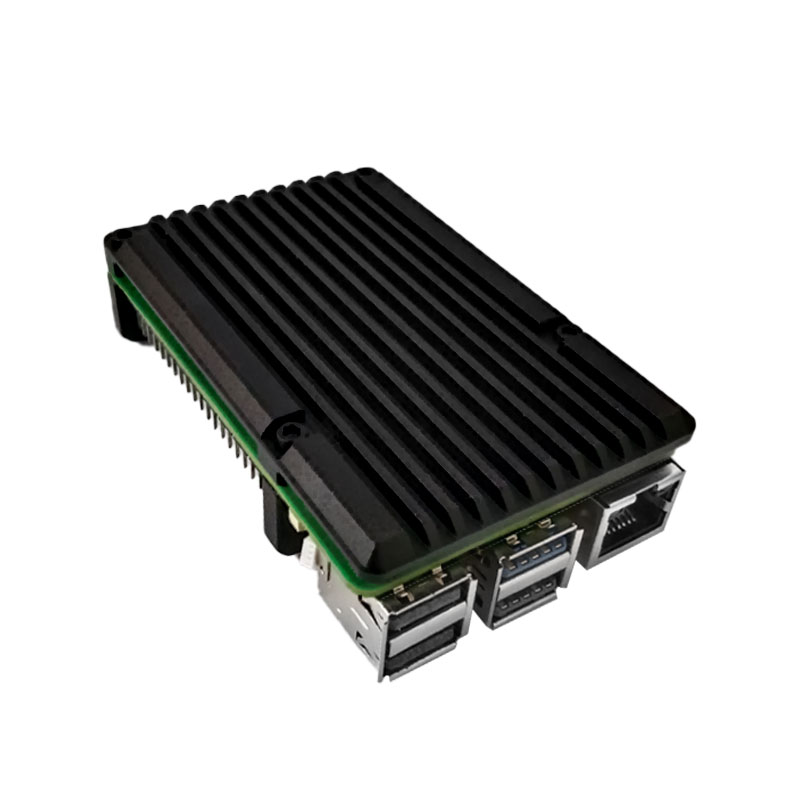 Caja metálica de aluminio Rasp - Pi 5 Case reseña y precio