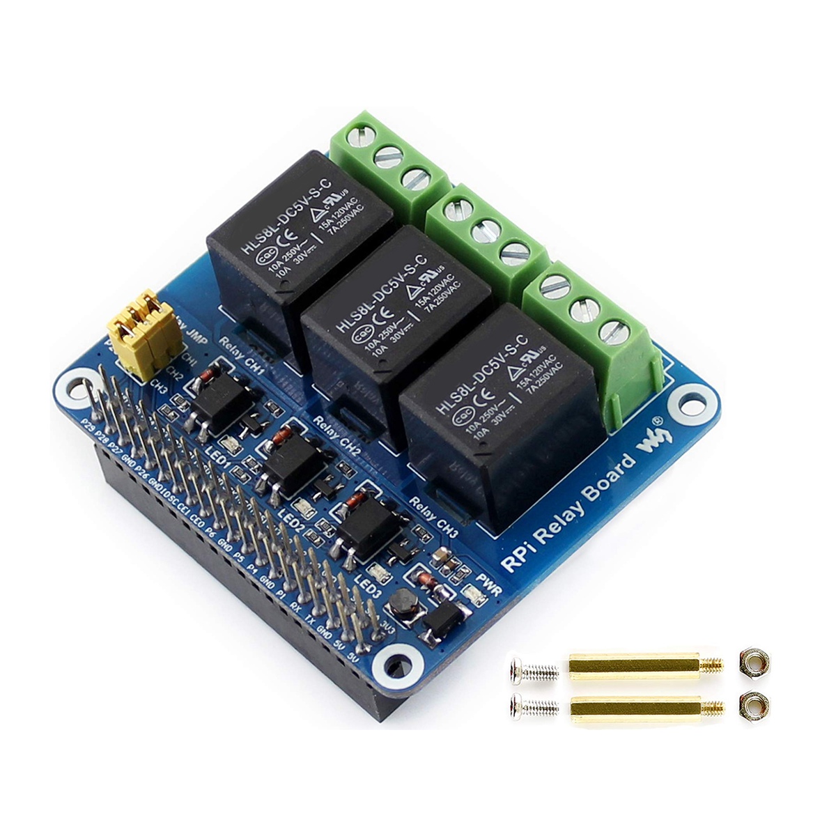 Waveshare Módulo de Relé de 3  - Raspberry Pi Kit reseña y precio