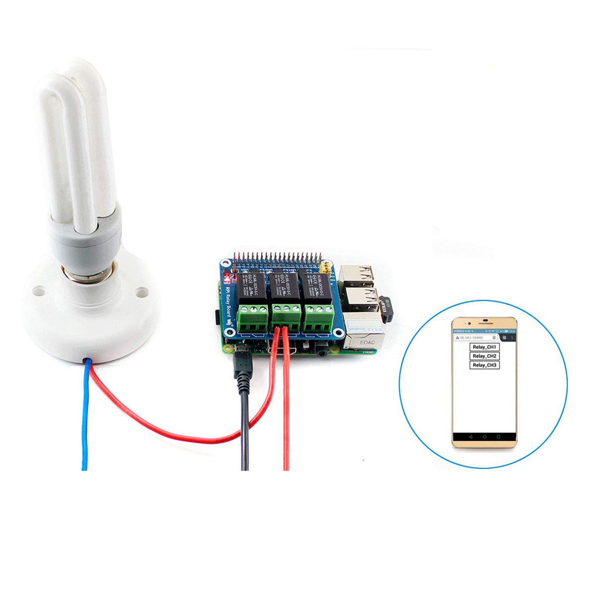 Waveshare Módulo de Relé de 3  - Raspberry Pi Kit reseña y precio