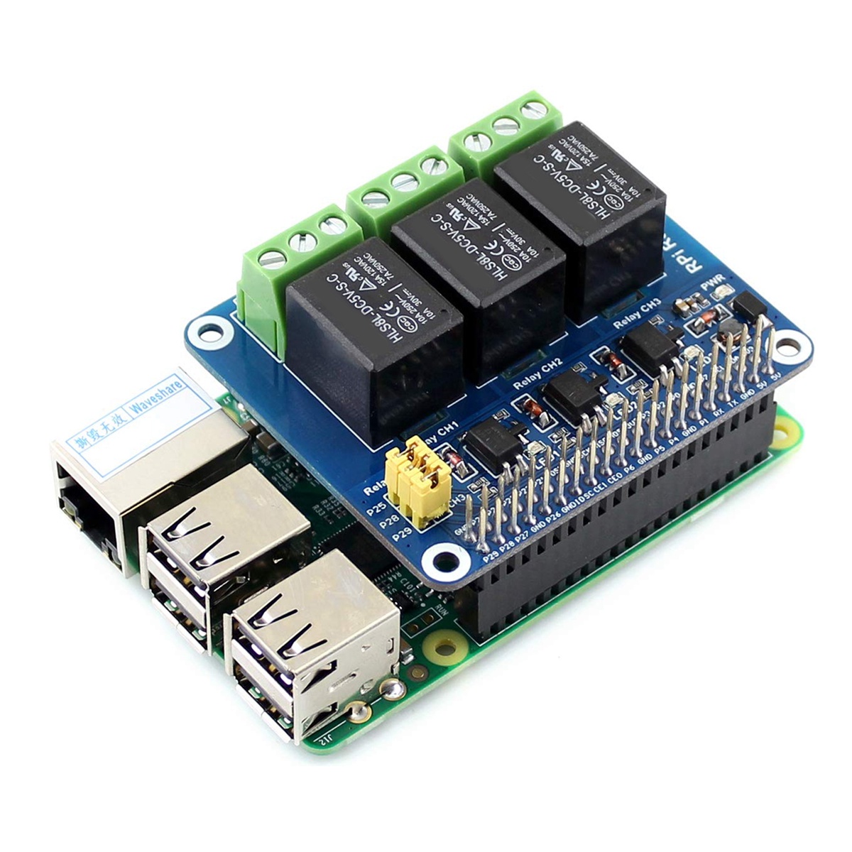 Waveshare Módulo de Relé de 3  - Raspberry Pi Kit reseña y precio