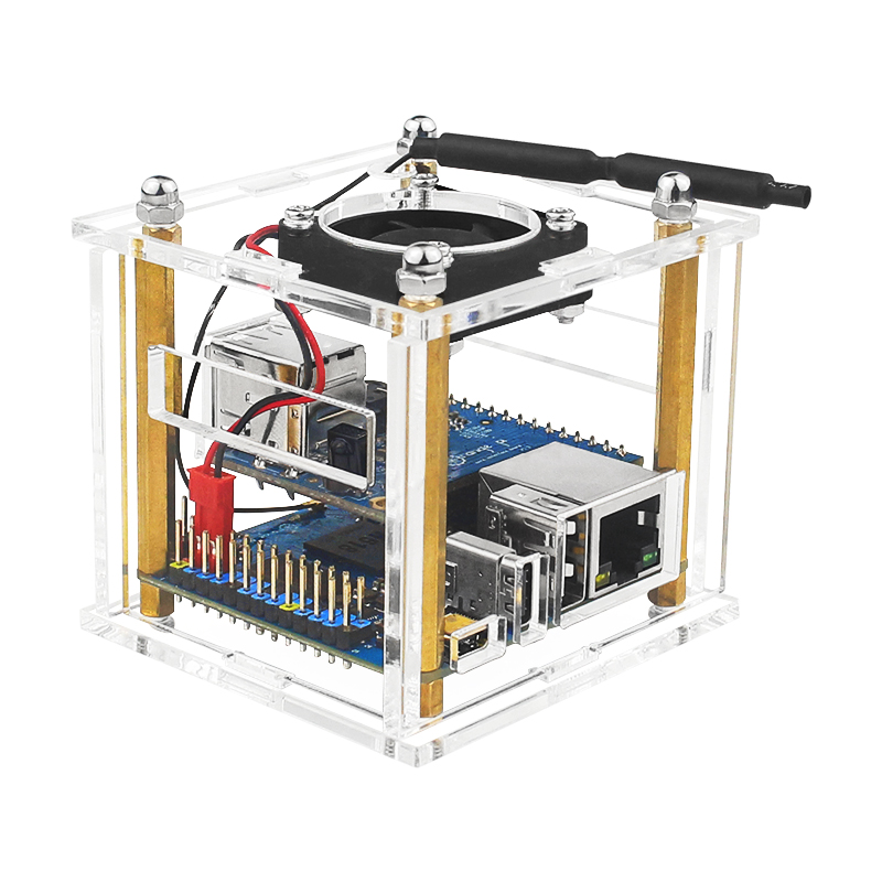 Caja acrílica para Orange Pi Z - Pi Cooler reseña y precio