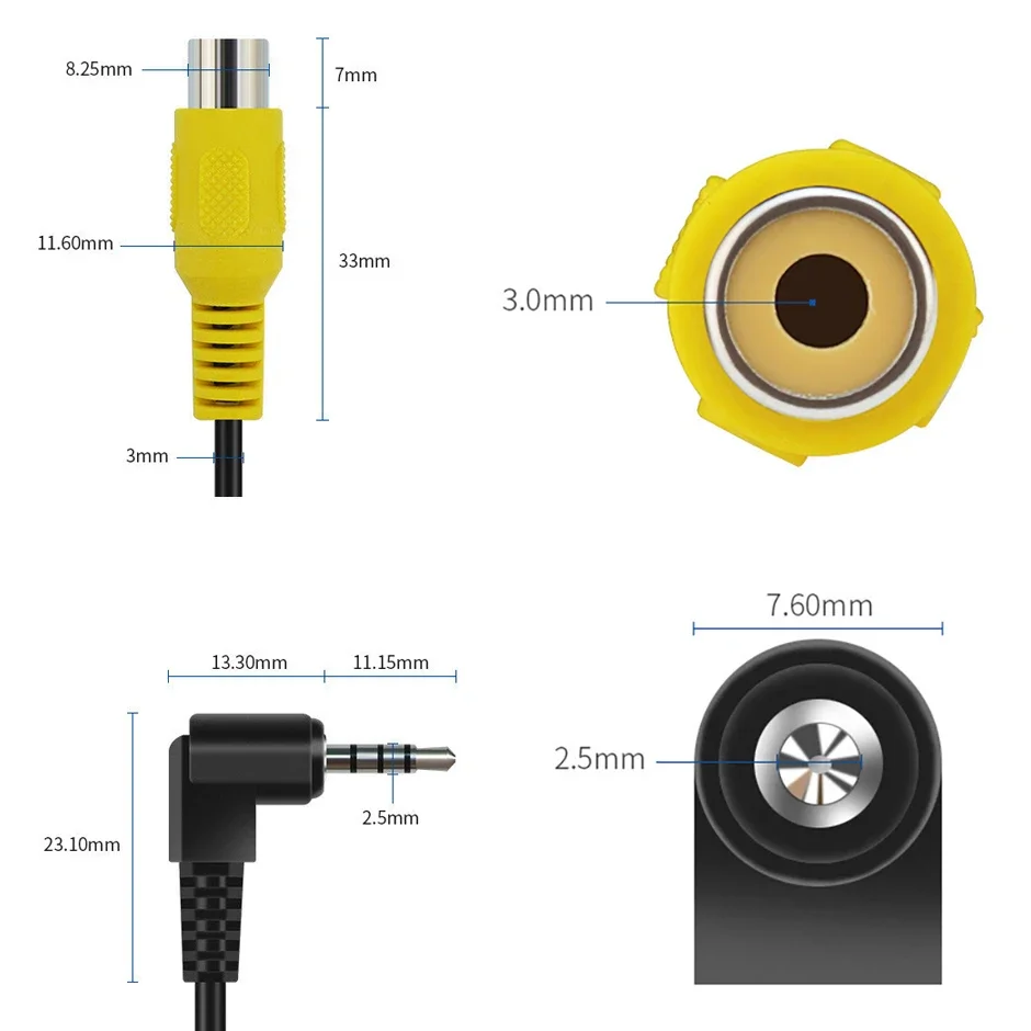 QXNY AV en adaptador de Cable  - Pi Camera Cable reseña y precio