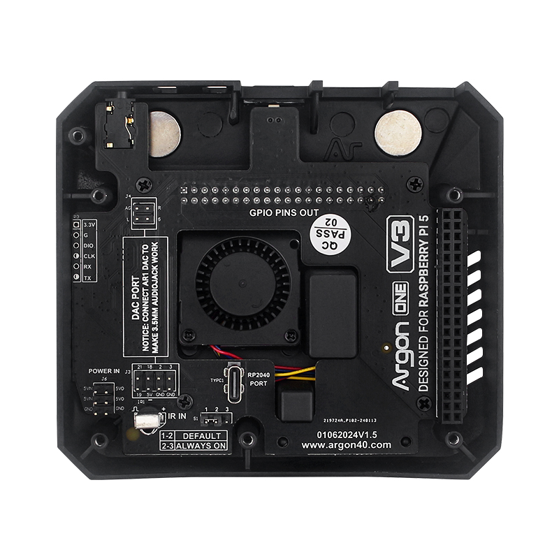 Carcasa Argon ONE V3 M.2 NVME  - Pi 5 Case reseña y precio