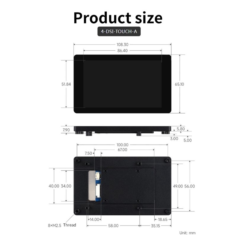 FC-[IANC-AB01] Pantalla LCD DS - Raspberry Pi 4 reseña y precio