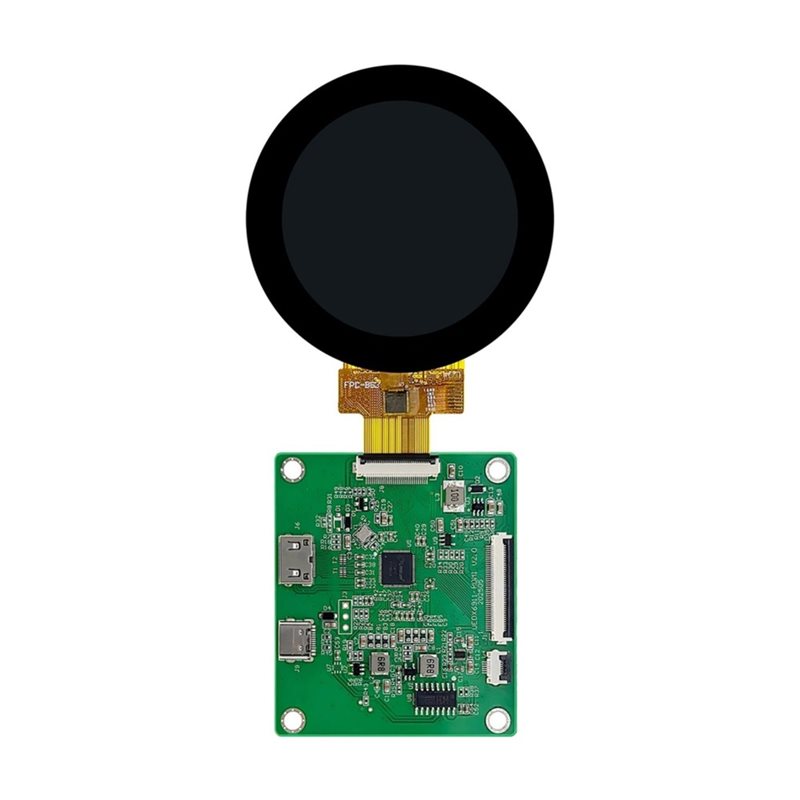 Pantalla Redonda LCD TFT DSI A - Pi Display reseña y precio
