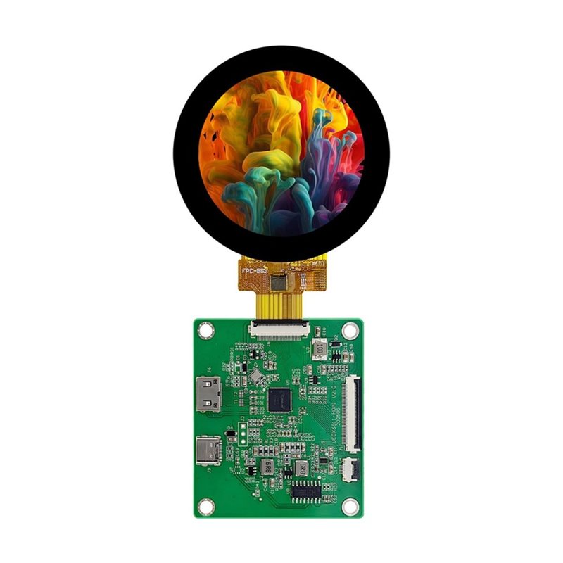 Pantalla Redonda LCD TFT DSI A - Pi Display reseña y precio