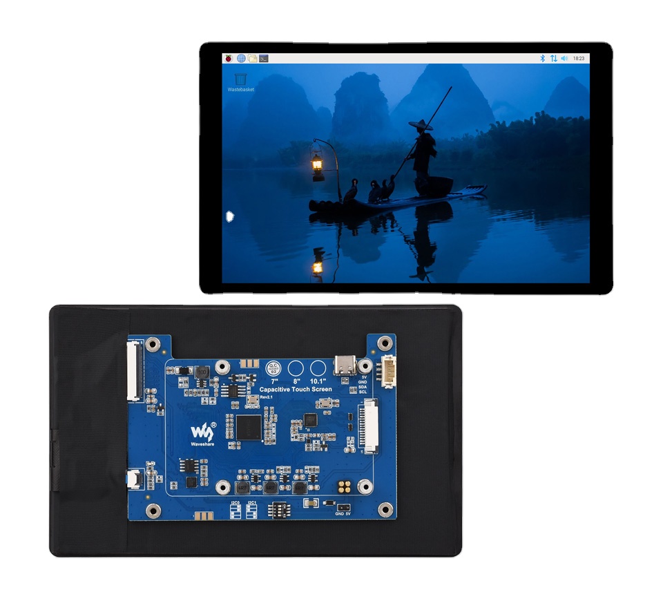 Pantalla Táctil Capacitiva DSI - Pi Display reseña y precio