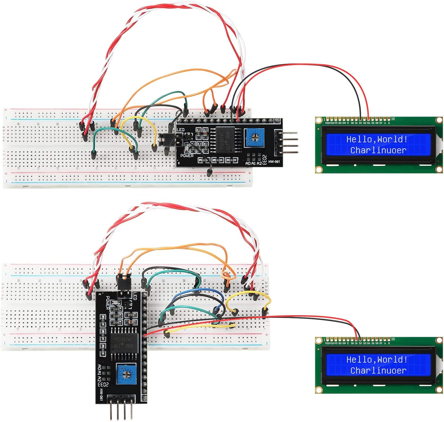 1 Set de Módulo LCD 1602 20*4  - Pi Display reseña y precio