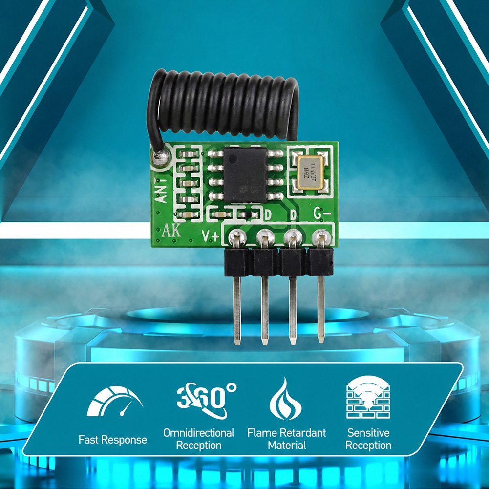 Módulo Receptor RF Superhetero - Arduino Kit reseña y precio