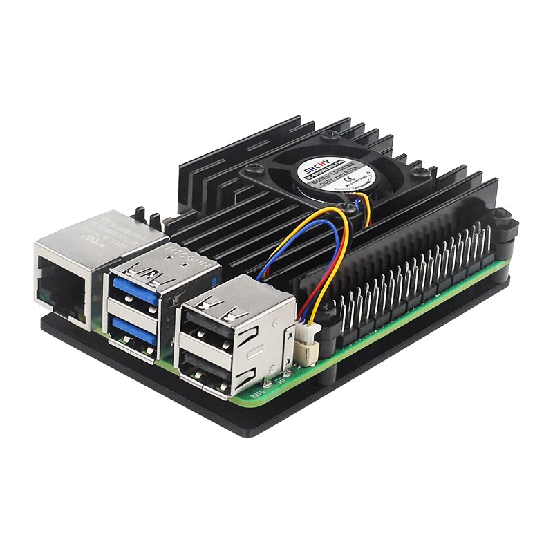 Carcasa de ventilador de refri - Pi 5 Case reseña y precio