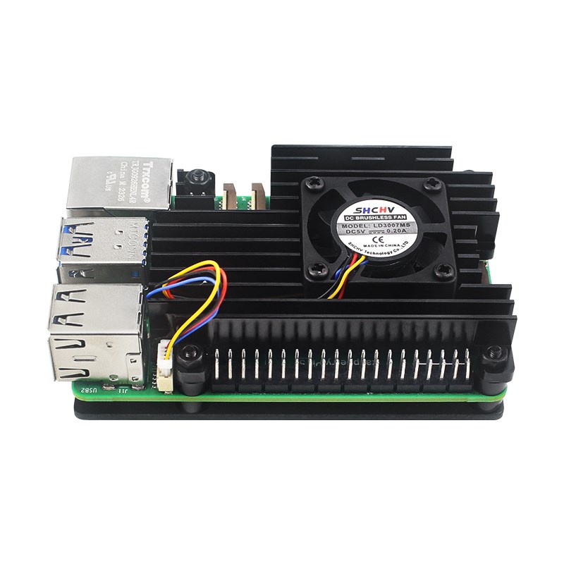 Carcasa de ventilador de refri - Pi 5 Case reseña y precio