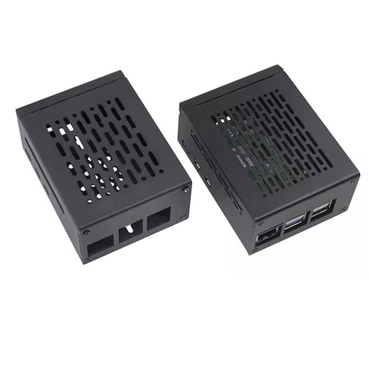 Caja Metálica HGHO con Ventila - Pi 5 Case reseña y precio