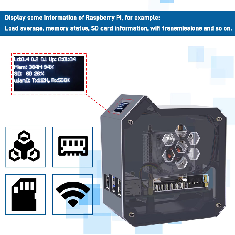 GeeekPi Raspberry Pi 5 ABS Min - Pi 5 Case reseña y precio