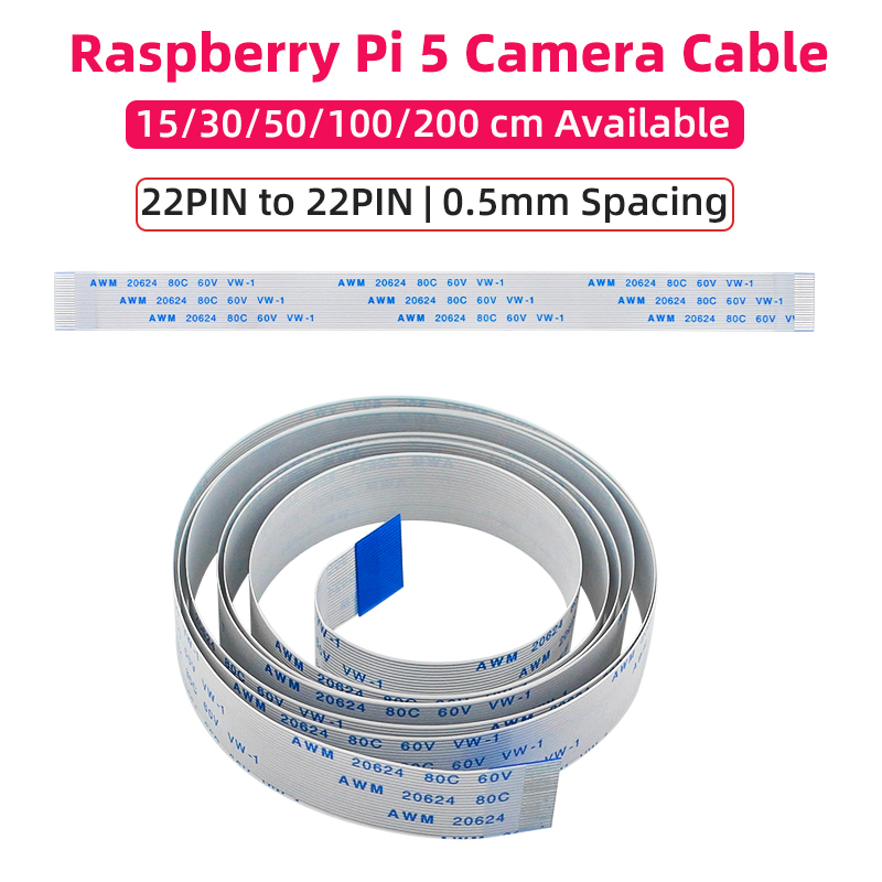 Cable de cámara Raspberry Pi 5 - Pi Camera Cable reseña y precio