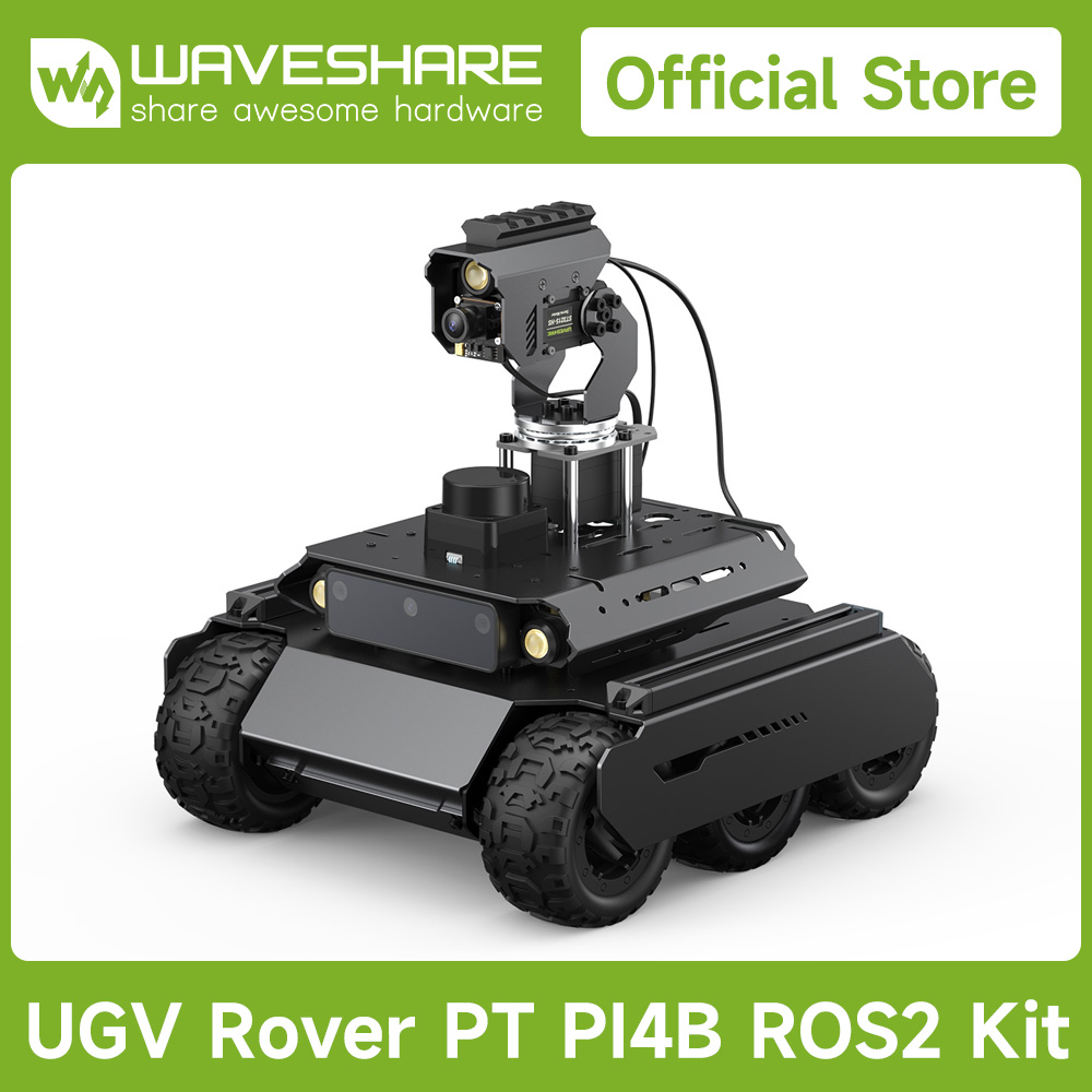 Waveshare Rover ROS 2 Robot 4W - Raspberry Pi Kit reseña y precio