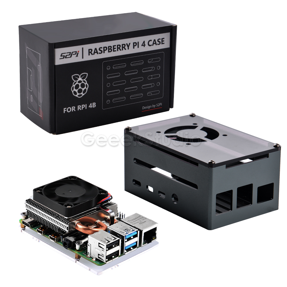 Ventilador de refrigeración de - Pi 4 Case reseña y precio