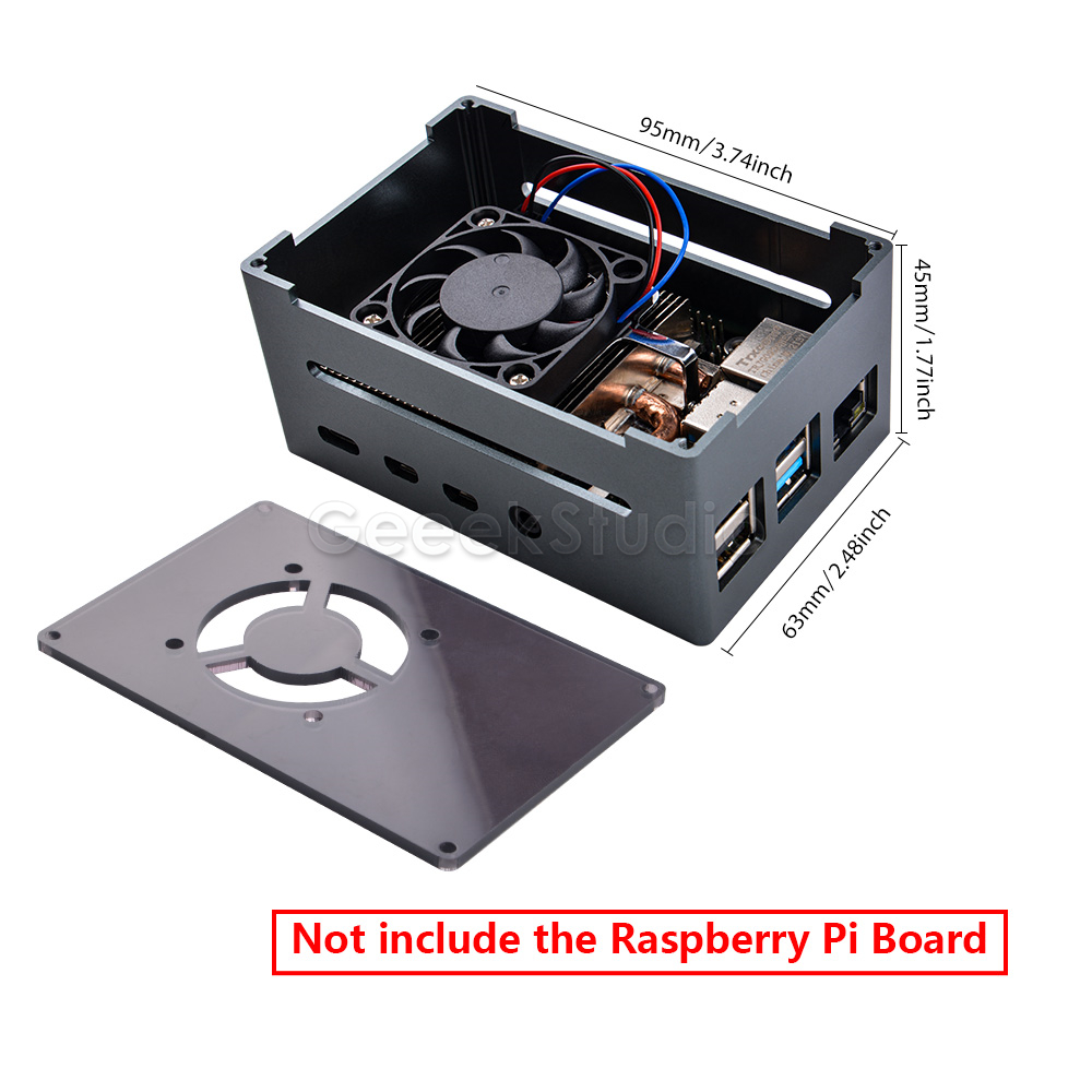 Ventilador de refrigeración de - Pi 4 Case reseña y precio