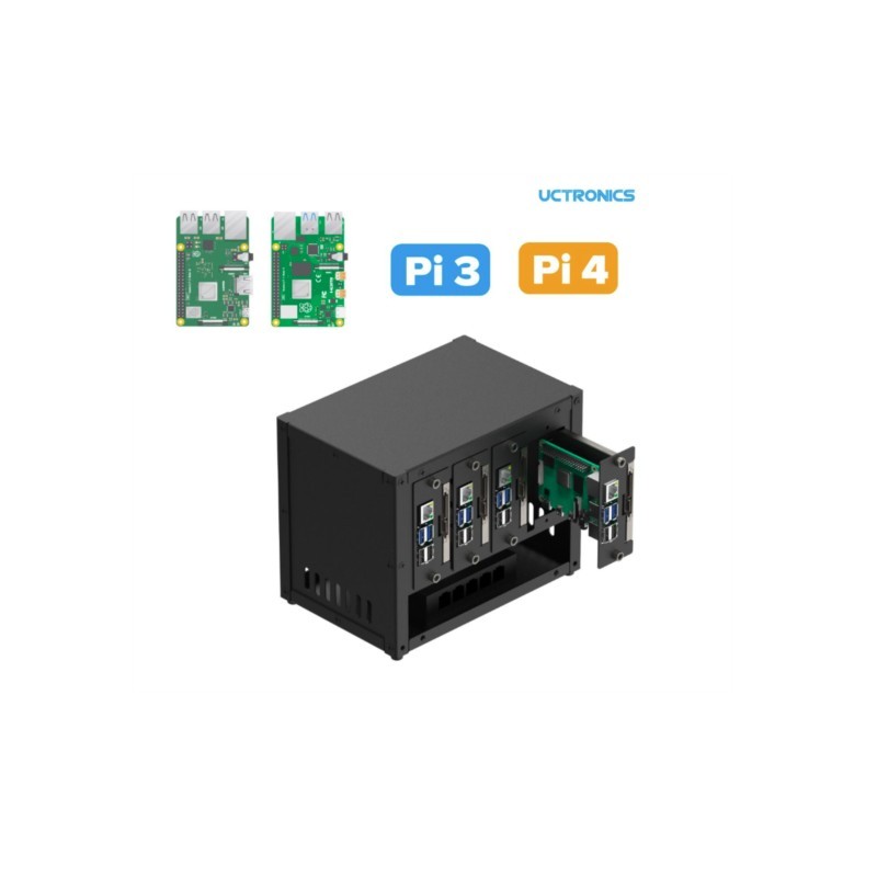 Caja para Raspberry Pi de UCTR - Pi 4 Case reseña y precio