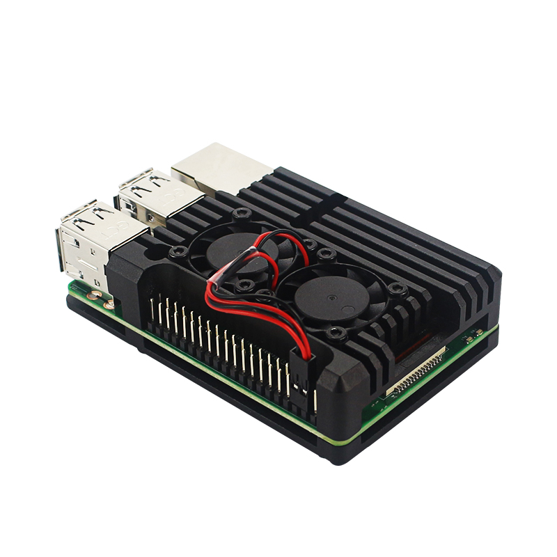 Raspberry Pi 3B+ 3B Caja de al - Pi Cooler reseña y precio