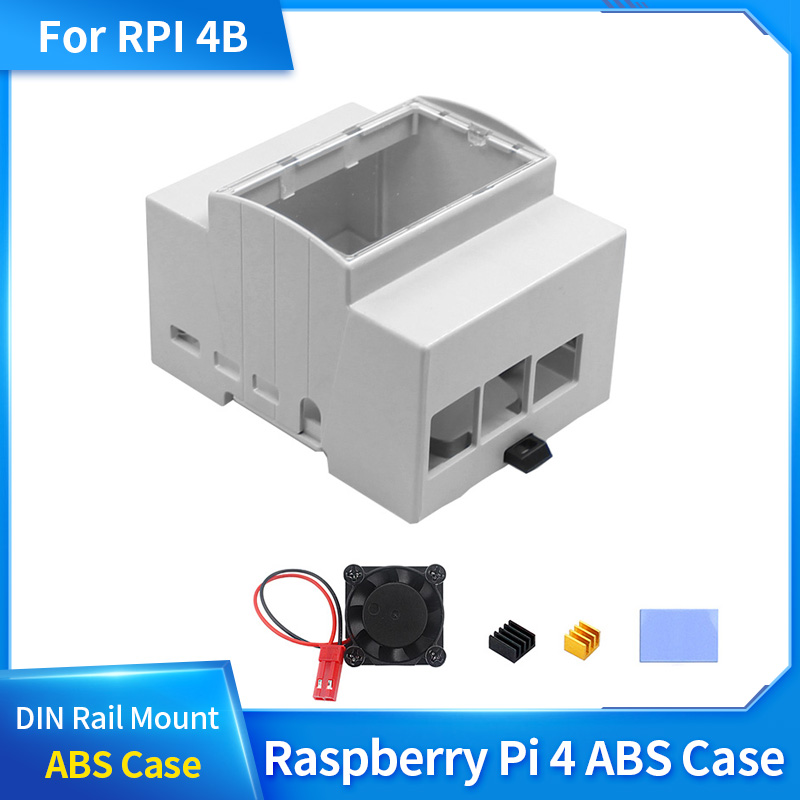 Raspberry Pi 4 Caja ABS Montaj - Pi 4 Case reseña y precio